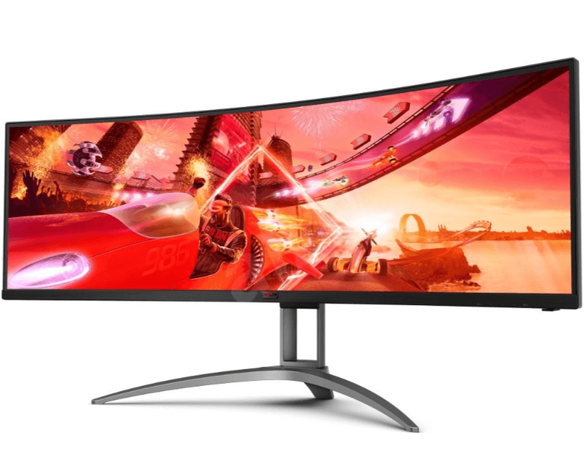 AOC prohnutý monitor, 49", repro, QuadHD