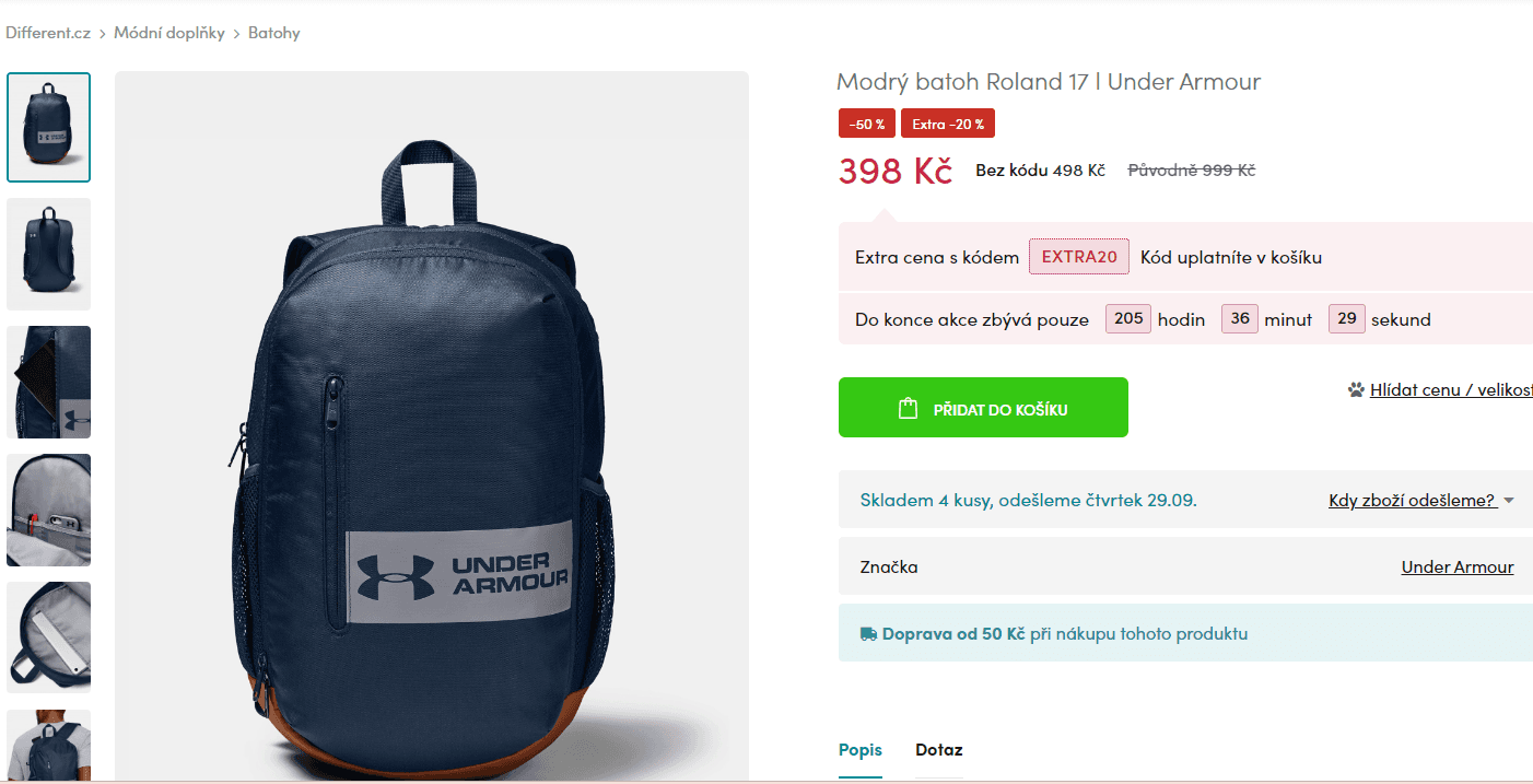 Batoh Under Armour Roland 17 l