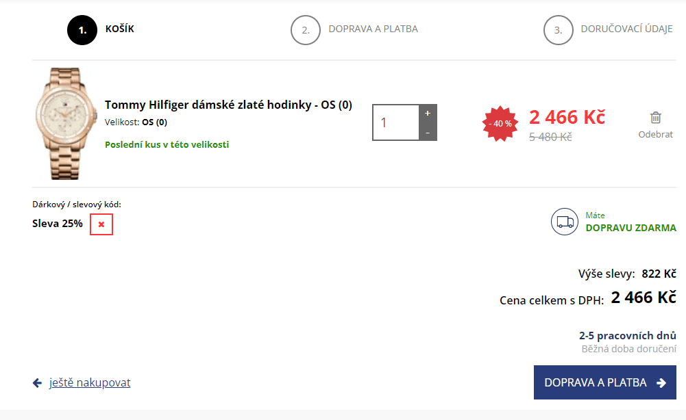 Mode.cz - extra sleva 25% na výprodej