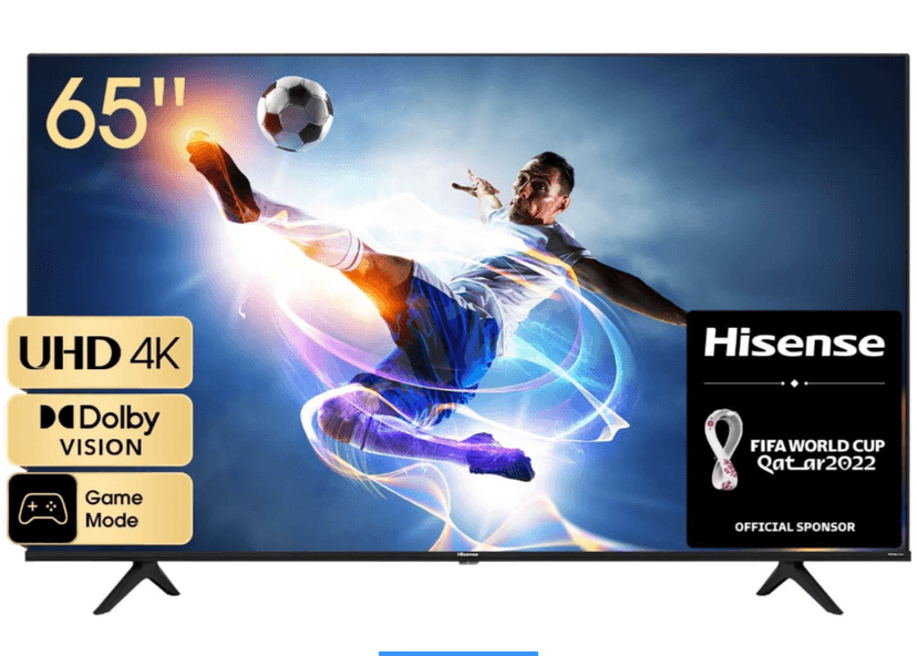 4K Smart TV, HDR, 164cm, Hisense