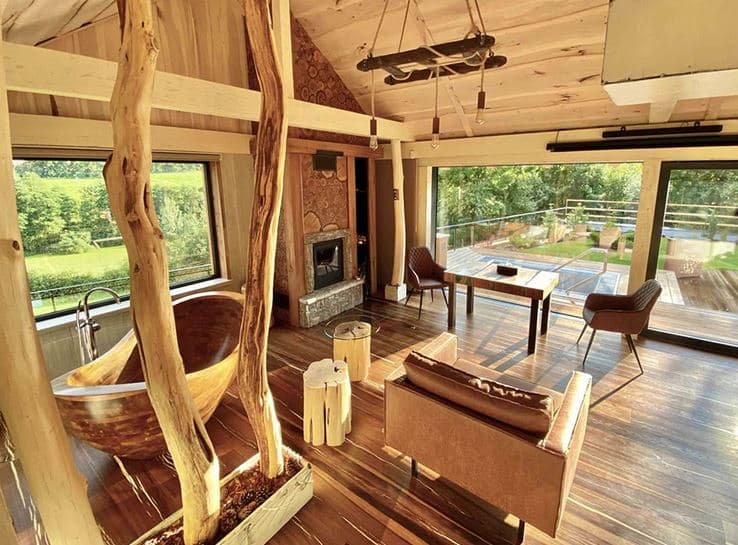 Wellness v apartmánu Wooden či Industrial