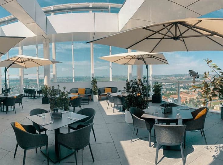 Snídaně pro dva v restauraci Aureole