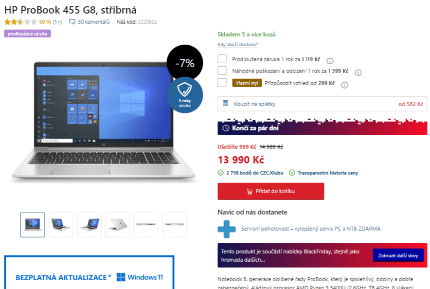 HP, 4GHz, 16GB RAM, 1TB SSD, 15,6"
