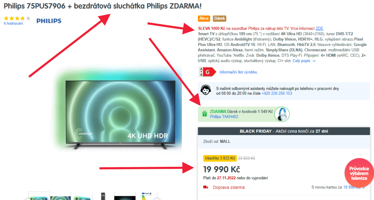 4K, Android, Ambilight, 189cm, Philips