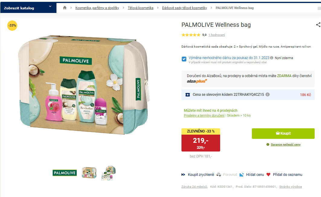 Dárková kosmetická sada Palmolive