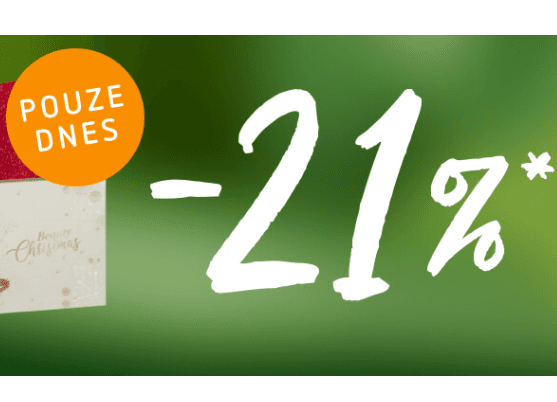 Sleva 21% na adventní kalendáře