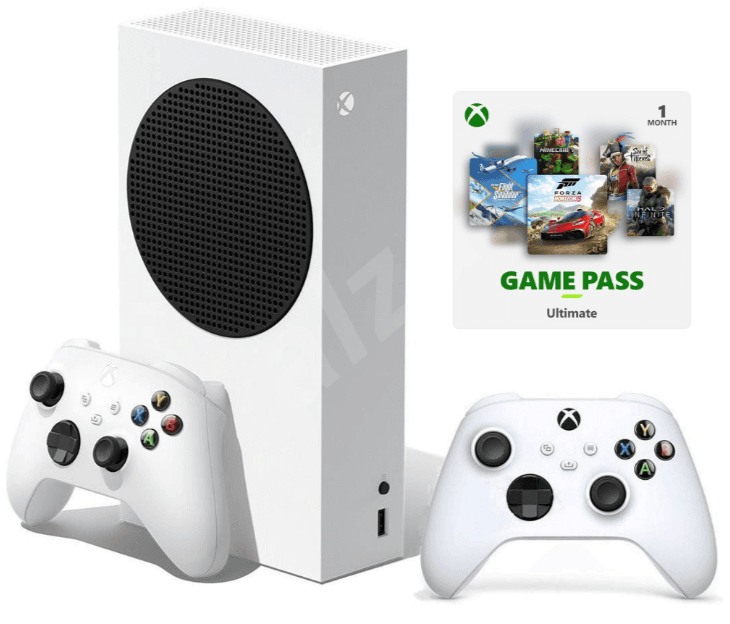 Xbox S, 2x bezdrát ovladače, 1m GPU