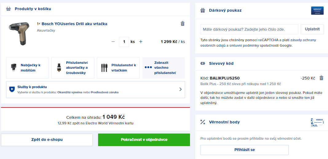 Aku šroubovák / vrtačka Bosch YOUseries