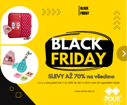 Pixiecrew - Black Friday slevy až -90%