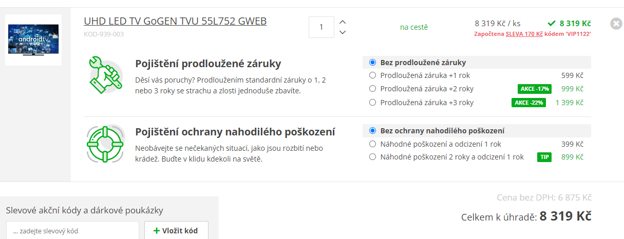 4K Android, 139cm, Chromecast, Gogen
