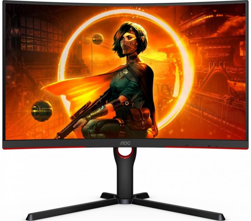 PC monitor AOC, 27", zahnutý, gaming