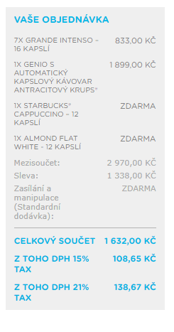 Kávovar na kapsle Krups + 136 káv Nescafé