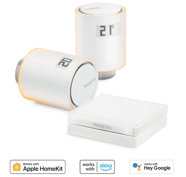 2x Netatmo chytré hlavice + starter pack