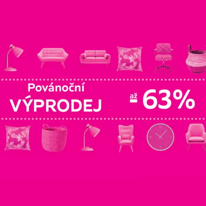 Povánoční výprodej slevy až -63%
