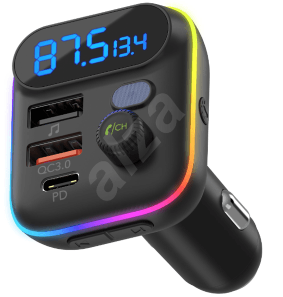 Nabíječka do auta, handsfree, přehrávač...