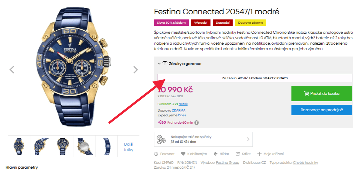 Pánské hybrid hodinky Festina Connected