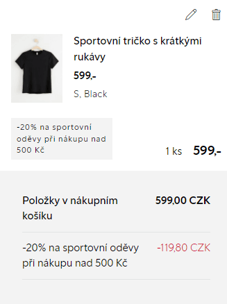 Lindex - sleva 20% na sportovní oblečení