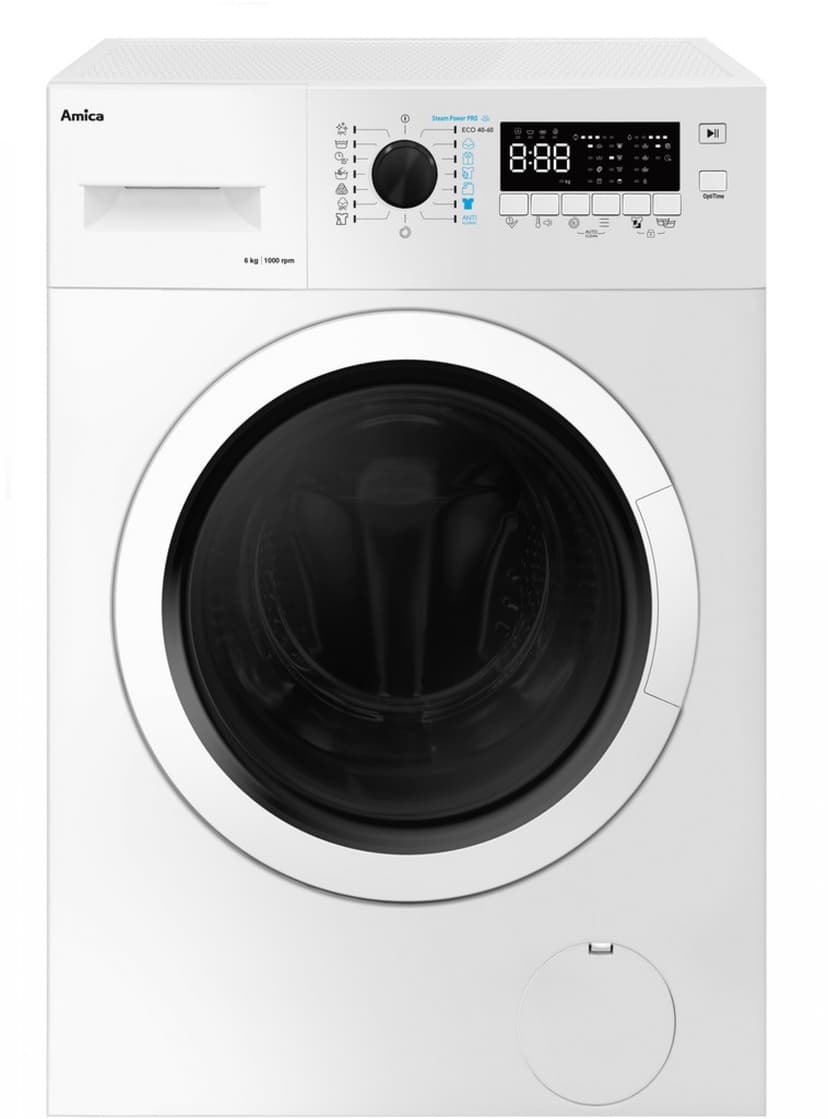Pračka Amica, 7 kg, 1200 ot/min, pára