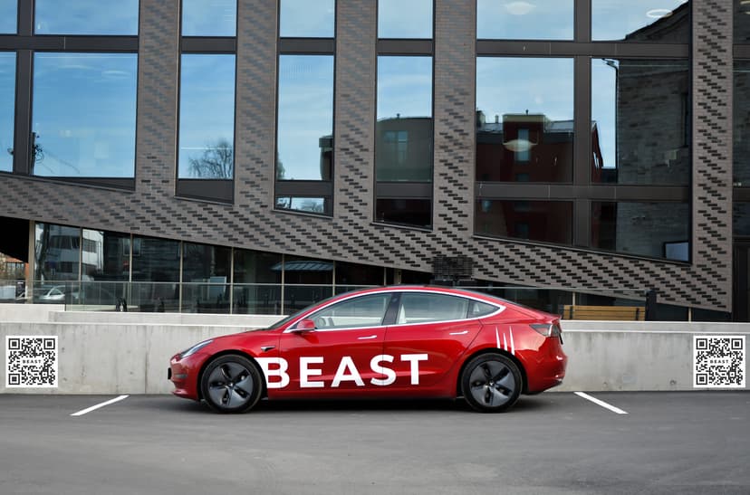 Půjčení Tesla v Praze ZDARMA PROMO Beast.rent