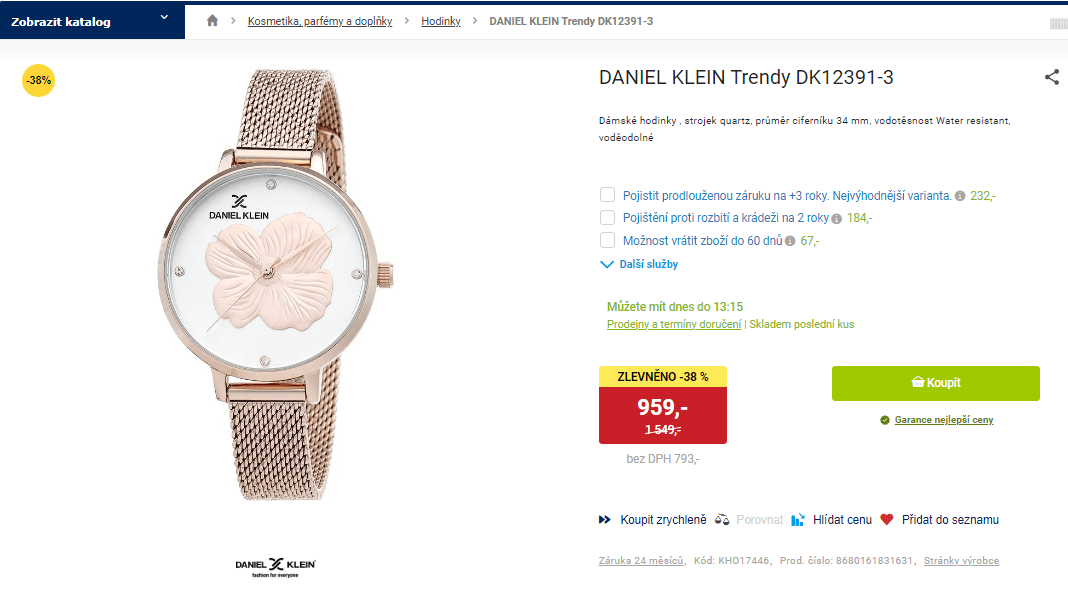 Dámské hodinky Daniel Klein Trendy