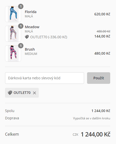 Lelosi - sleva 70% na třetí položku z outletu
