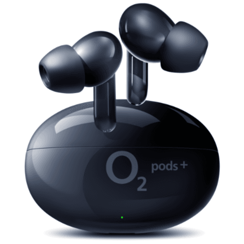 2x BT sluchátka O2 pods+ a pods