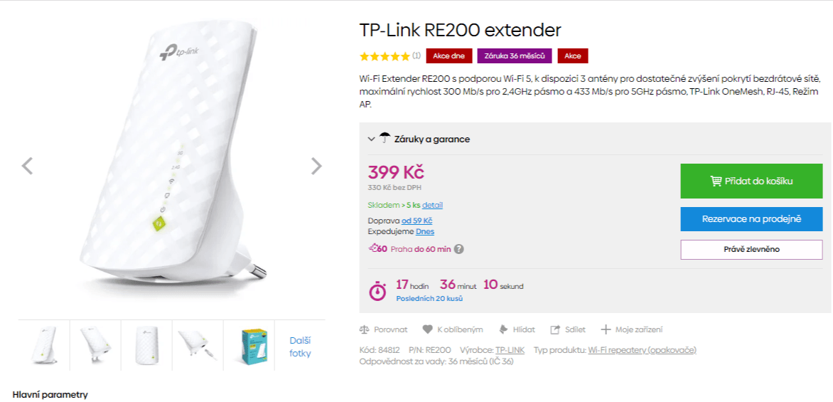 Wifi extender TP-Link