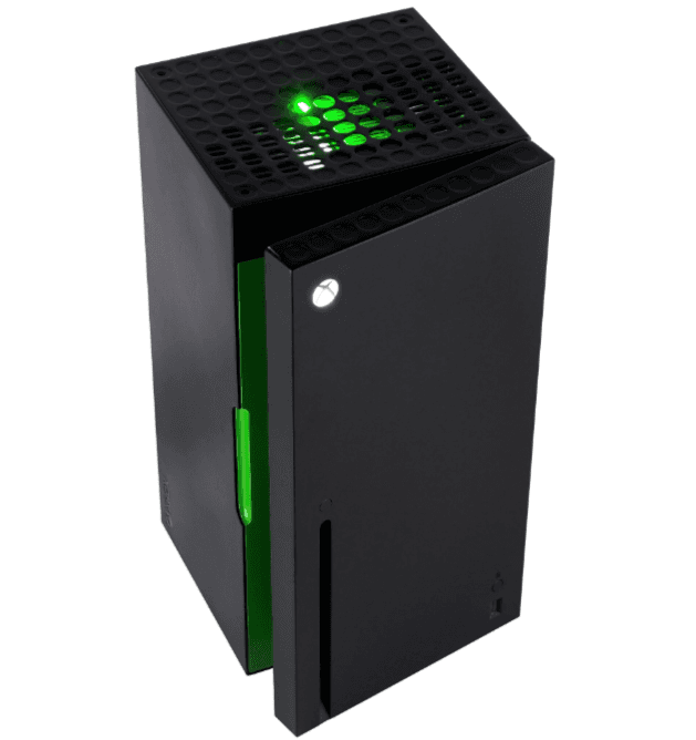 Lednice Xbox, auto, 12 plechovek, 10 l.