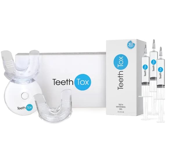 TeethTox sada na bělení zubů + 3x bělící gel