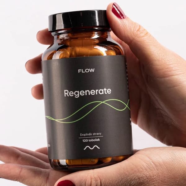 Doplněk stravy Flow Regenerate 120 tobolek