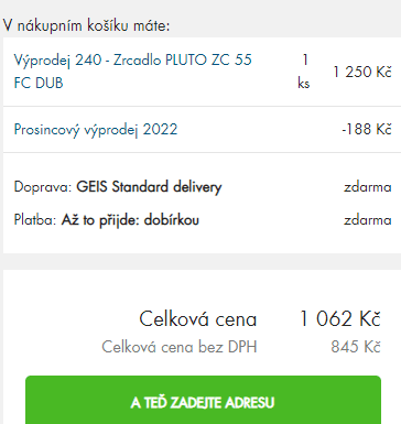 Extra sleva 15% na výprodej 