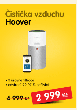 Čistička vzduchu a aroma difuzér Hoover