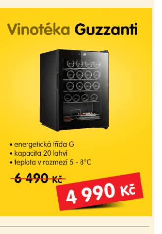 Lednice / vinotéka Guzzanti, 20 láhví