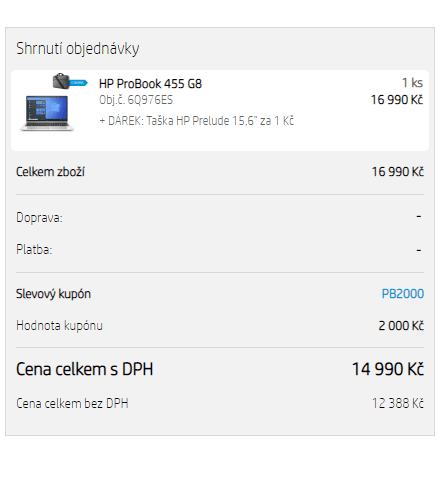 HP Pro 4,2GHz, 8GB RAM, SSD, 15,6"