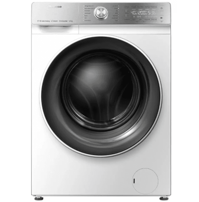 Hisense 10kg, 1400 ot., pára, B