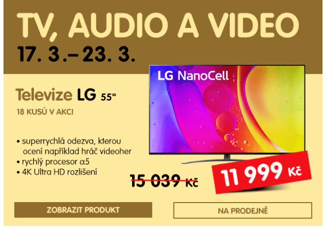 Nanocell Smart HDR TV 139cm, LG