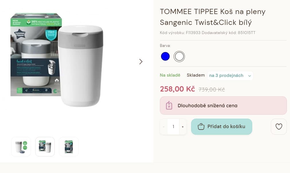 Koš na pleny Tommee Tippee Sangenic