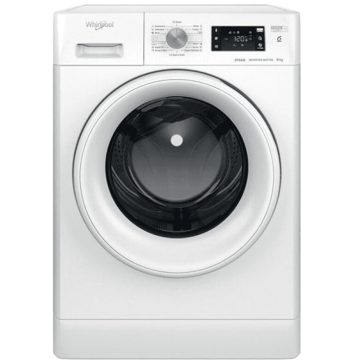 Parní pračka Whirlpool 9 kg, 1400 ot, A