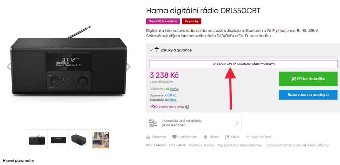 Digitální rádio Hama, CD, USB, BT, DAB+