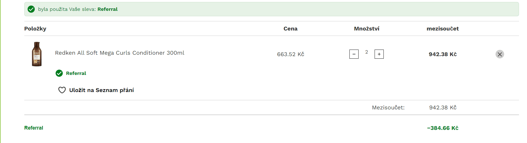 Lookfantastic.cz sleva 384,66 Kč