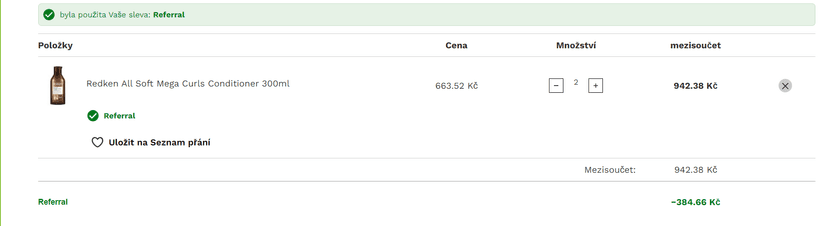 Lookfantastic.cz sleva 384,66 Kč