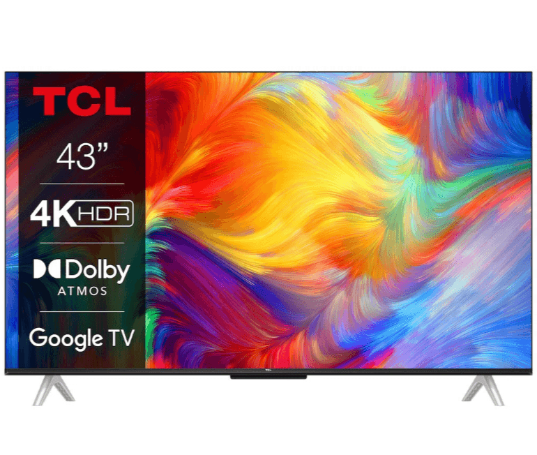 4K Smart TV, HDR, 108cm, TCL
