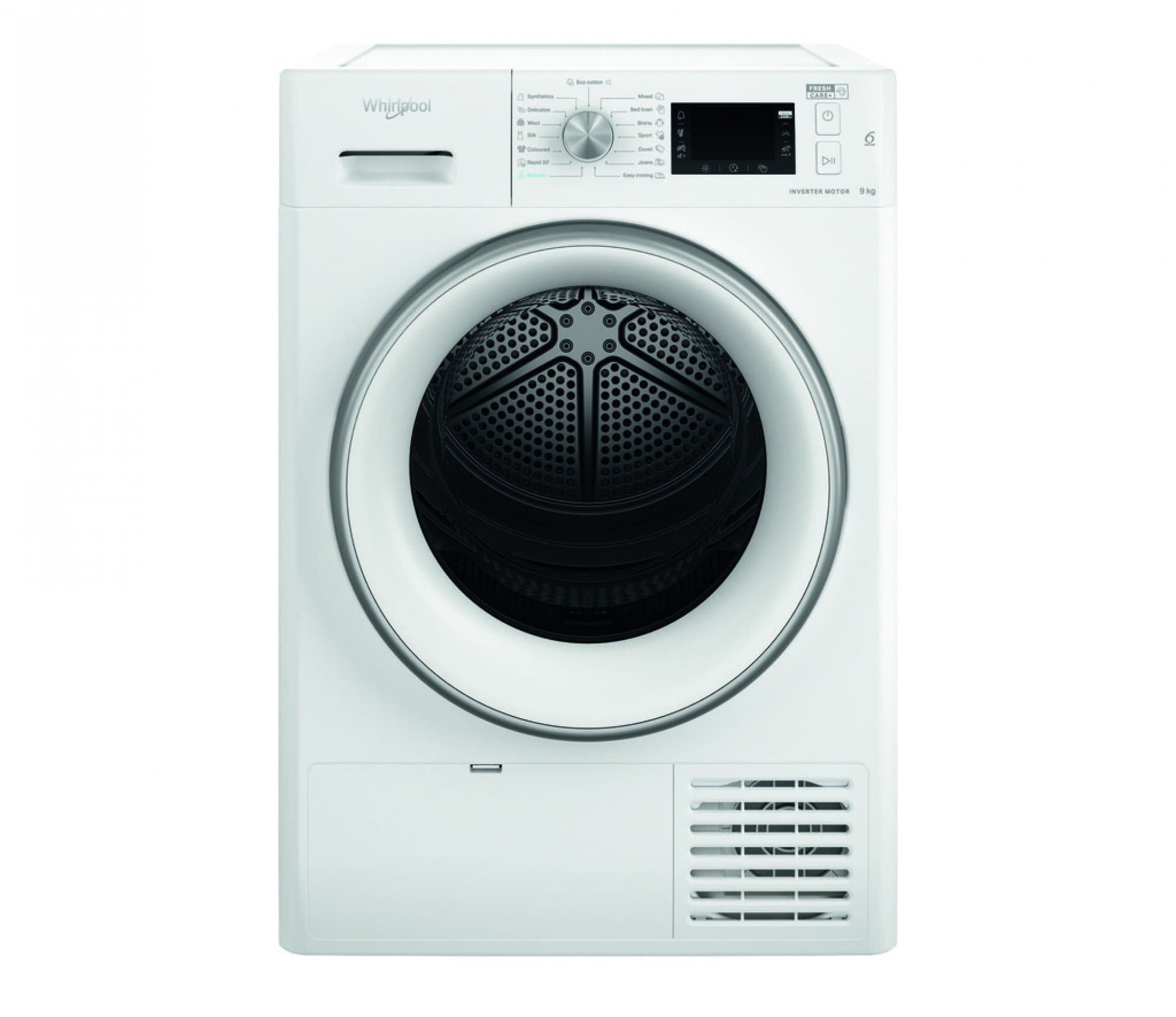 Sušička prádla Whirlpool, A++, 9 kg