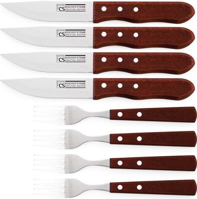 Sada steakových příborů Jumbo nerez 8 ks