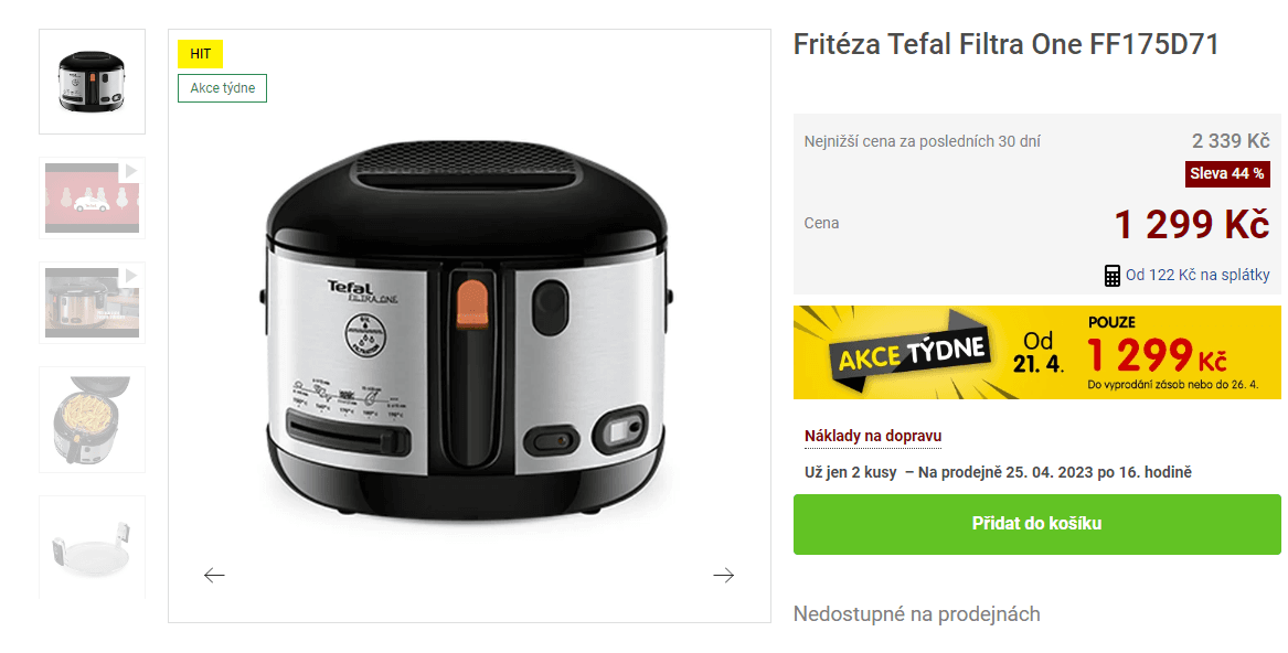 Fritéza Tefal One