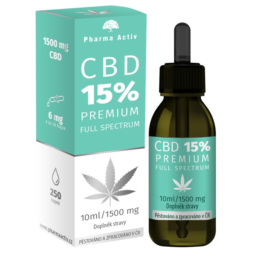 CBD olej Pharma Activ 15% Premium