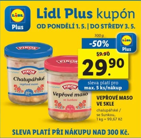 Vepřové / chalupářské maso ve skle 300 g 