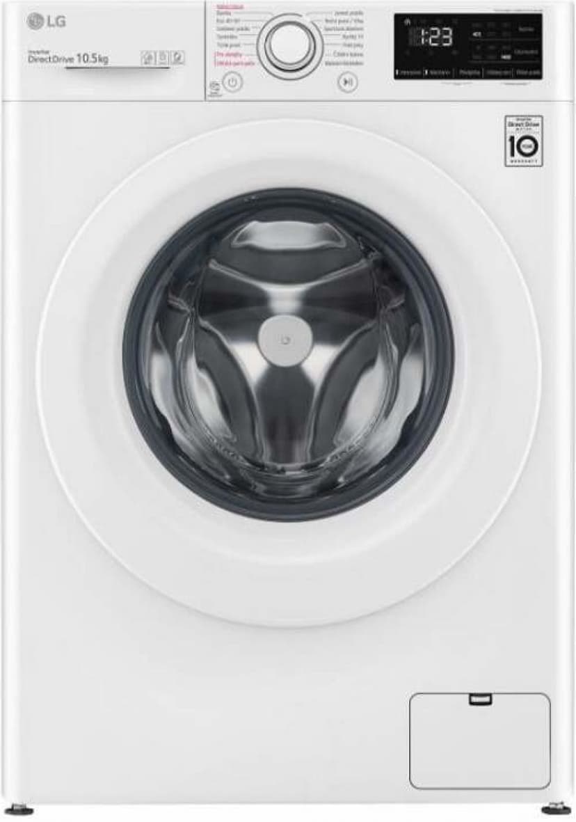 Parní pračka LG, A, 10,5 kg, 1360 ot./min
