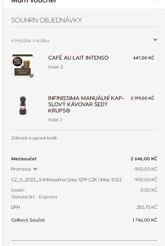 Kávovar Krups Infinissima 
