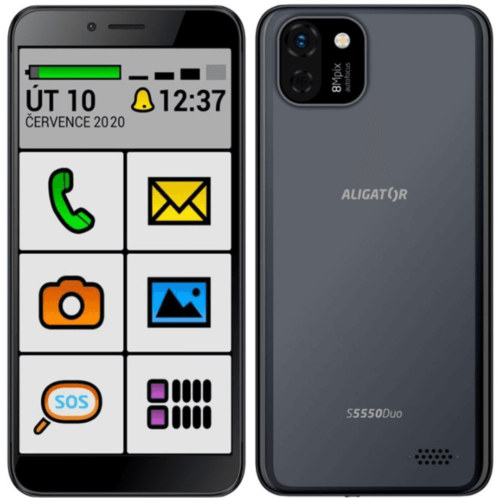 Aligator 4x 1,4GHz, 2GB, 5,5", senior